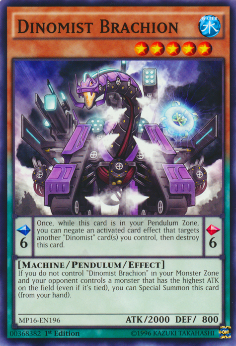 Dinomist Brachion [MP16-EN196] Common - Duel Kingdom