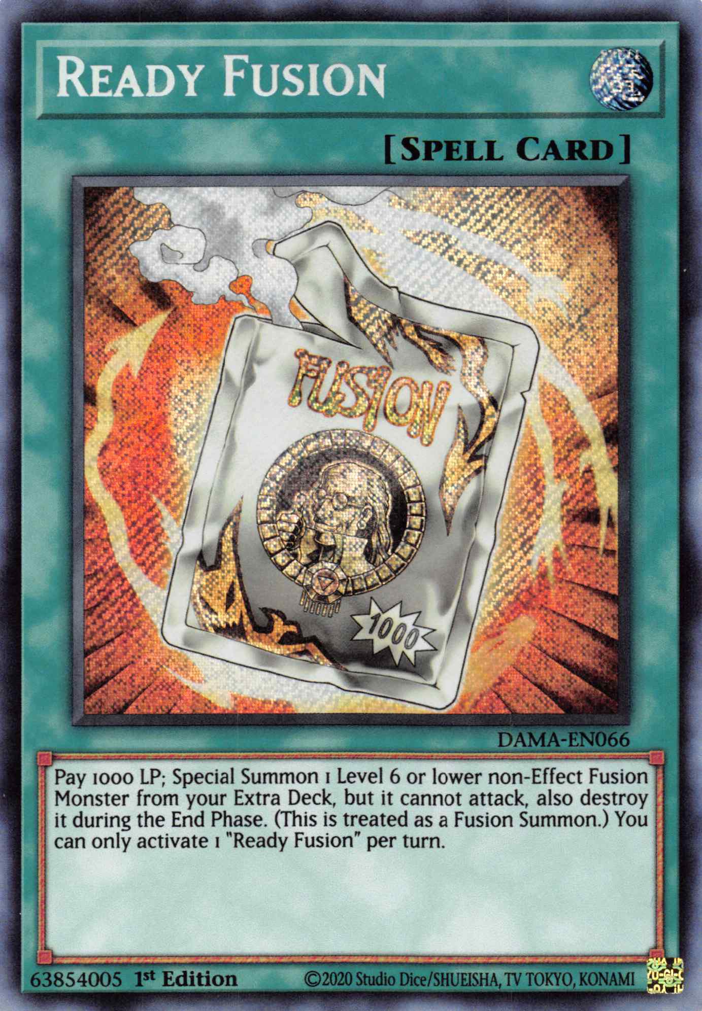 Ready Fusion [DAMA-EN066] Secret Rare - Duel Kingdom