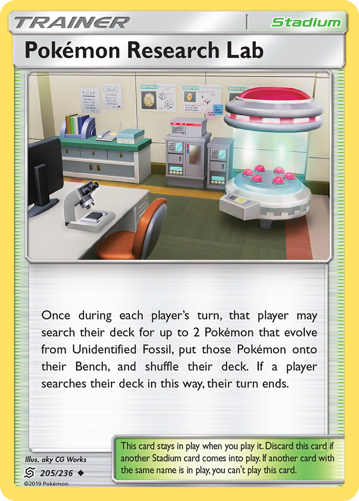 Pokemon Research Lab (205/236) [Sun & Moon: Unified Minds] - Duel Kingdom
