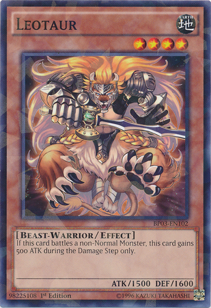 Leotaur [BP03-EN102] Shatterfoil Rare - Duel Kingdom