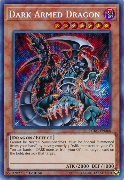 Dark Armed Dragon [LCKC-EN068] Secret Rare - Duel Kingdom