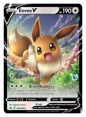 Eevee V (SWSH065) (Battle Academy 2022 Eevee Deck) [Sword & Shield: Black Star Promos]