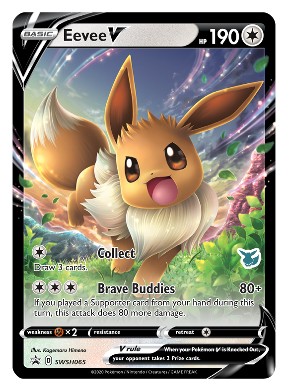 Eevee V (SWSH065) (Battle Academy 2022 Eevee Deck) [Sword & Shield: Black Star Promos]