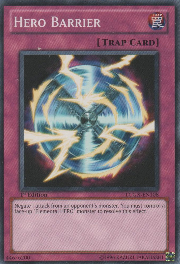 Hero Barrier [LCGX-EN108] Common - Duel Kingdom