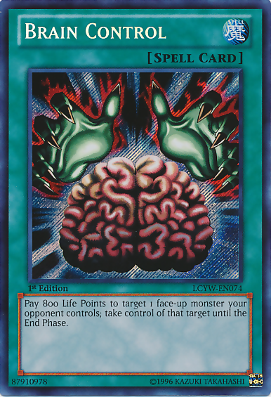 Brain Control [LCYW-EN074] Secret Rare - Duel Kingdom