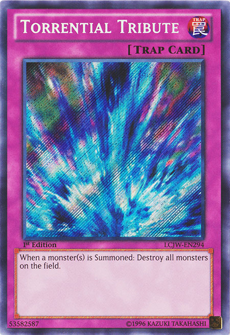 Torrential Tribute [LCJW-EN294] Secret Rare - Duel Kingdom