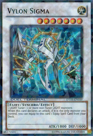 Vylon Sigma [DT05-EN039] Super Rare - Duel Kingdom