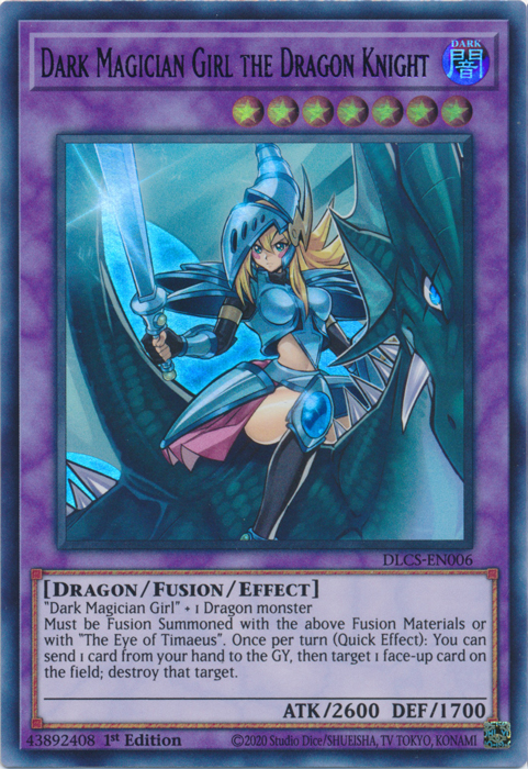 Dark Magician Girl the Dragon Knight (Purple) [DLCS-EN006] Ultra Rare - Duel Kingdom