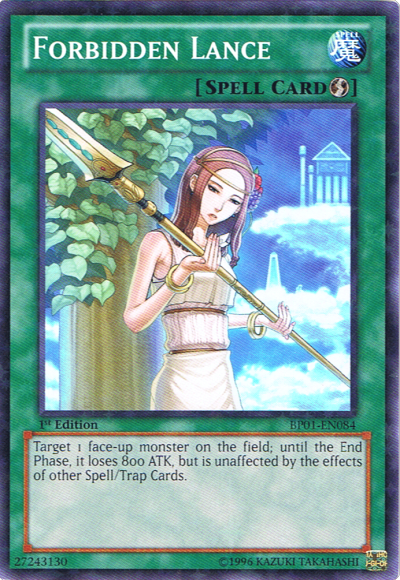 Forbidden Lance [BP01-EN084] Starfoil Rare - Duel Kingdom