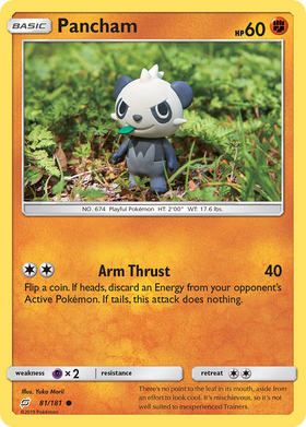 Pancham (81/181) [Sun & Moon: Team Up] - Duel Kingdom