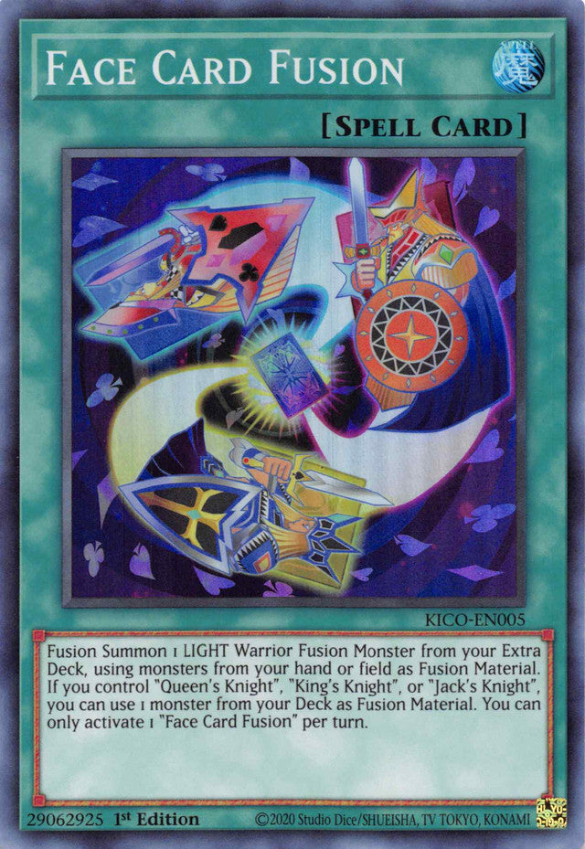 Face Card Fusion (Super Rare) [KICO-EN005] Super Rare - Duel Kingdom