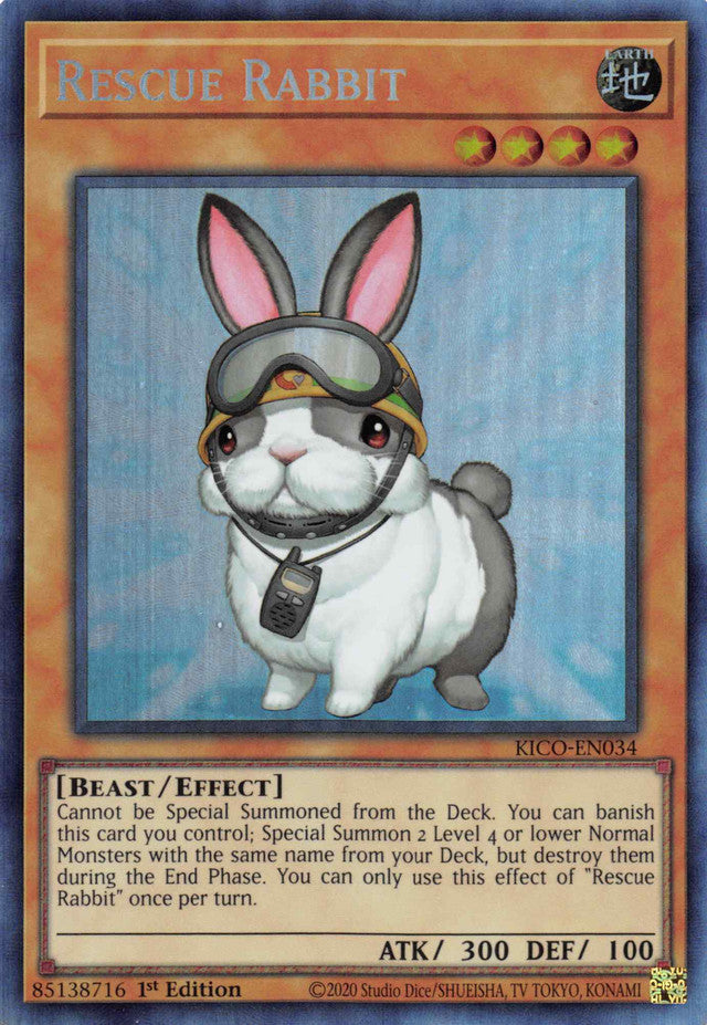 Rescue Rabbit (Collector's Rare) [KICO-EN034] Collector's Rare - Duel Kingdom