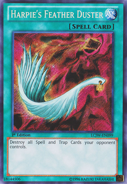 Harpie's Feather Duster [LCJW-EN099] Secret Rare - Duel Kingdom