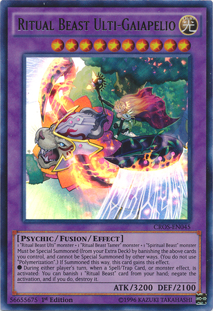 Ritual Beast Ulti-Gaiapelio [CROS-EN045] Ultra Rare - Duel Kingdom