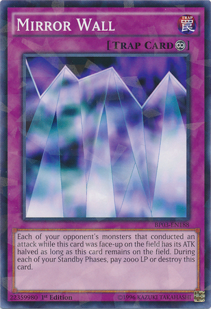 Mirror Wall [BP03-EN188] Shatterfoil Rare - Duel Kingdom