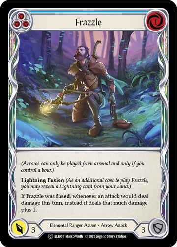Frazzle (Blue) [U-ELE061] Unlimited Normal - Duel Kingdom
