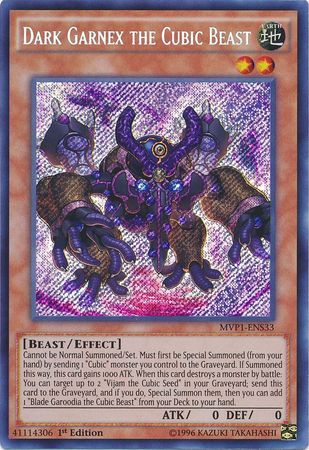 Dark Garnex the Cubic Beast [MVP1-ENS33] Secret Rare - Duel Kingdom