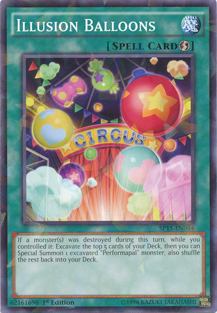 Illusion Balloons [SP15-EN044] Shatterfoil Rare - Duel Kingdom