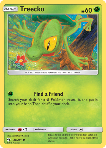 Treecko (20/214) [Sun & Moon: Lost Thunder] - Duel Kingdom