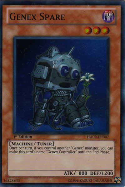 Genex Spare [HA02-EN007] Super Rare - Duel Kingdom