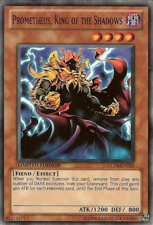 Prometheus, King of the Shadows [GLD4-EN020] Common - Duel Kingdom