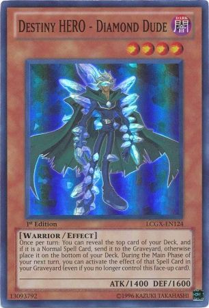 Destiny HERO - Diamond Dude [LCGX-EN124] Super Rare - Duel Kingdom