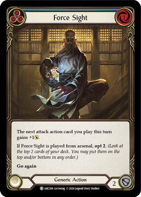 Force Sight (Blue) [ARC208] Unlimited Normal - Duel Kingdom