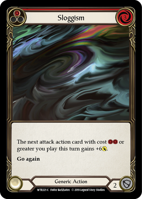 Sloggism (Red) [WTR221-C] Alpha Print Rainbow Foil - Duel Kingdom