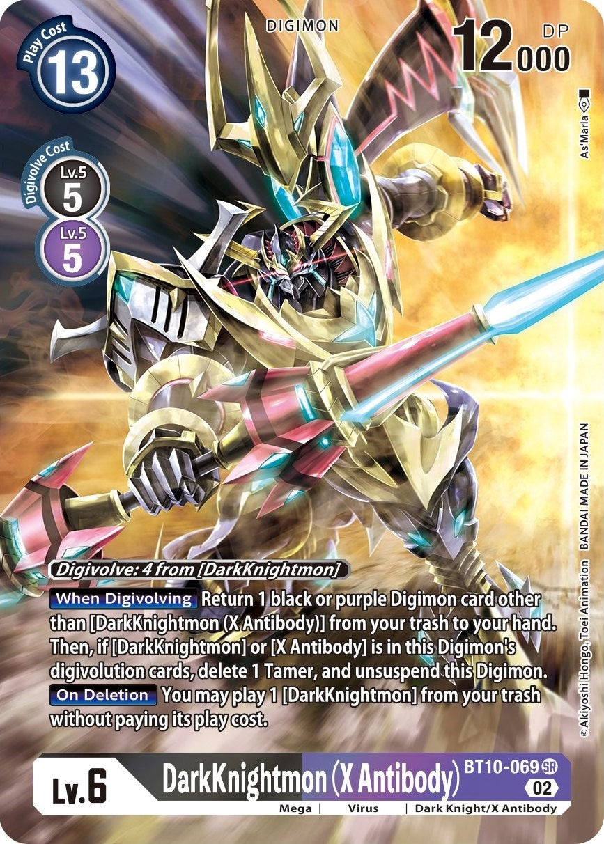 DarkKnightmon (X Antibody) (Alternate Art) [BT10-069] [Xros Encounter] Foil