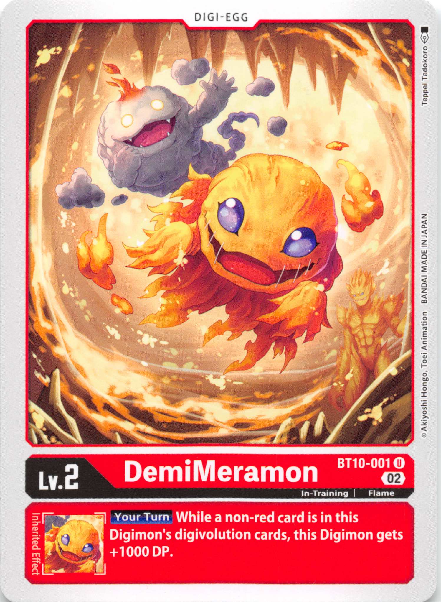 DemiMeramon [BT10-001] [Xros Encounter] Normal