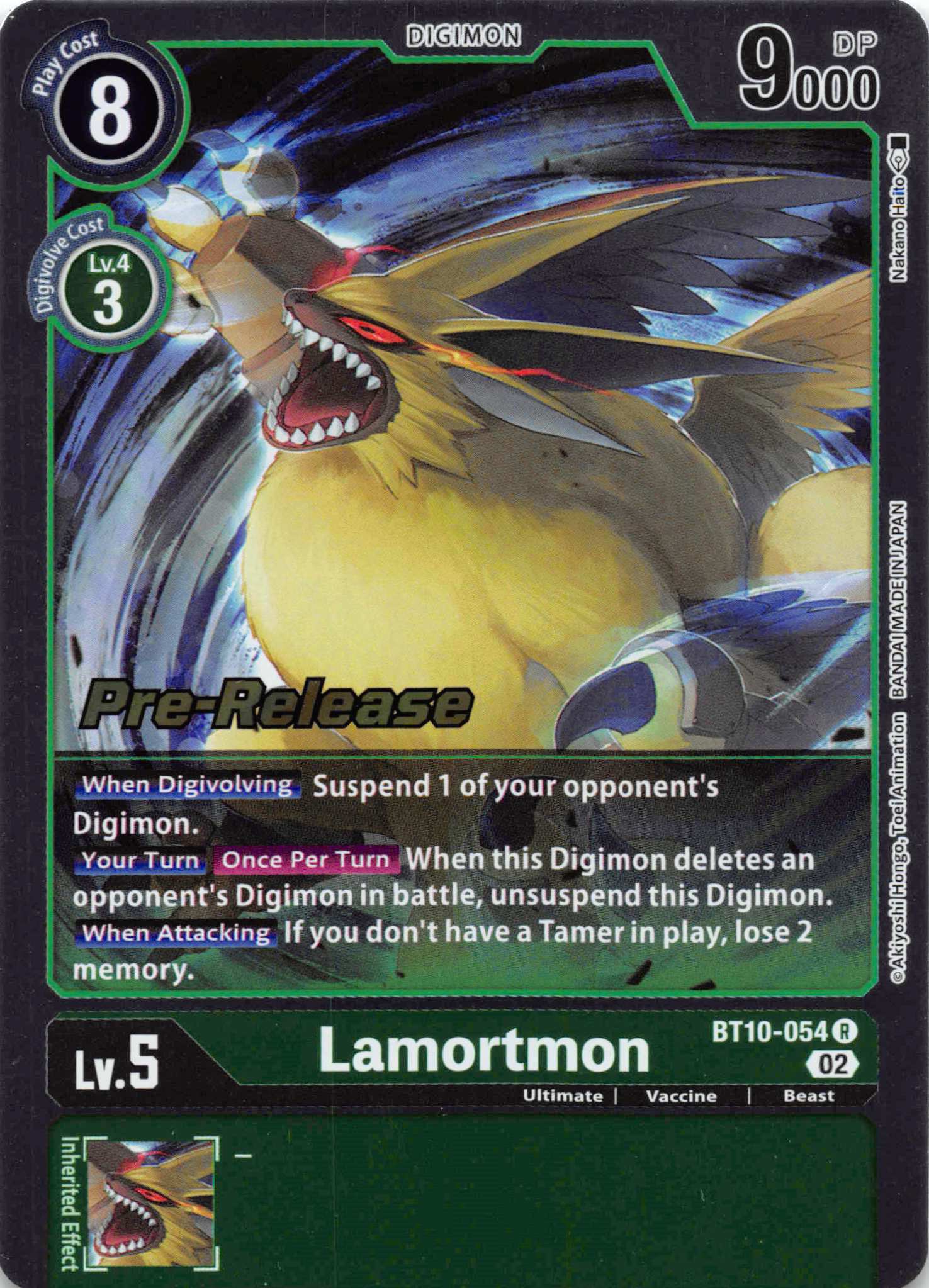 Lamortmon [BT10-054] [Xros Encounter Pre-Release Cards] Normal