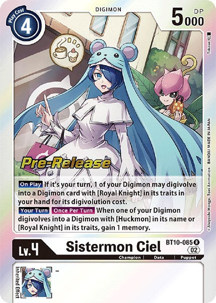 Sistermon Ciel [BT10-085] [Xros Encounter Pre-Release Cards] Normal