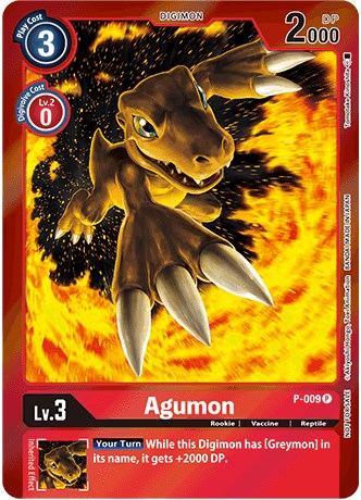 Agumon (Gift Box 2022) [P-009] [Digimon Promotion Cards] Foil