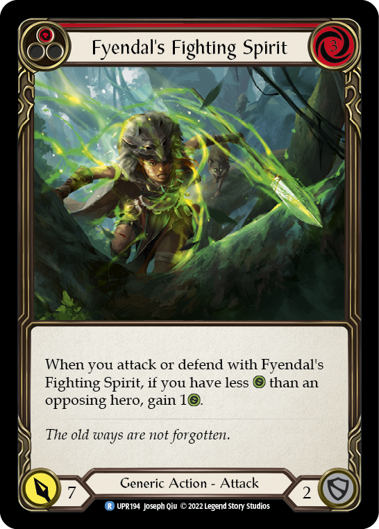 Fyendal's Fighting Spirit (Red) [UPR194] (Uprising)