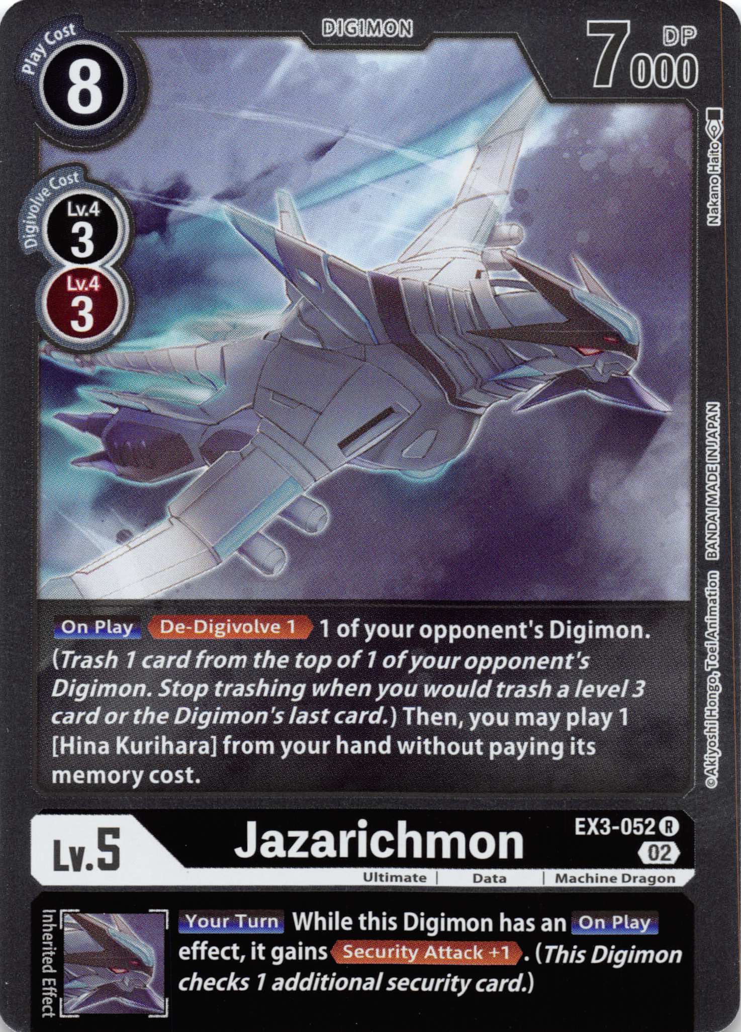 Jazarichmon [EX3-052] [Draconic Roar] Foil
