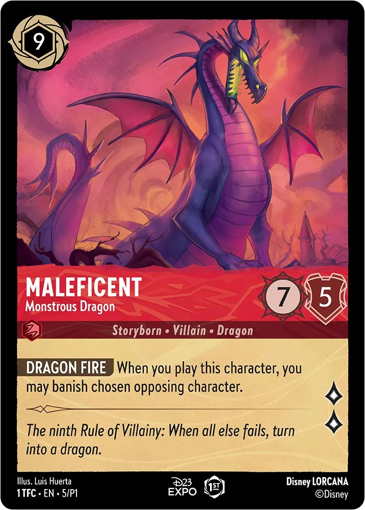 Maleficent - Monstrous Dragon 005 (D23 Promos)