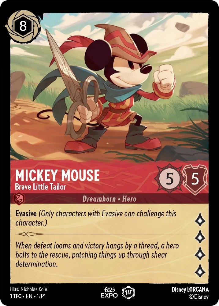 Mickey Mouse - Brave Little Tailor 001 (D23 Promos)