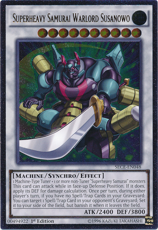 Superheavy Samurai Warlord Susanowo [SECE-EN048] Ultimate Rare - Duel Kingdom