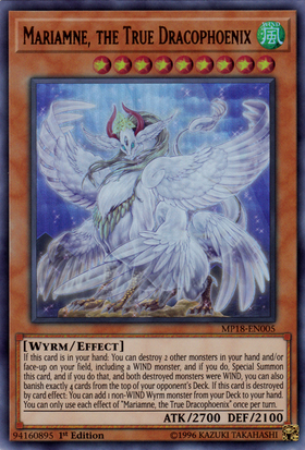 Mariamne, the True Dracophoenix [MP18-EN005] Ultra Rare - Duel Kingdom