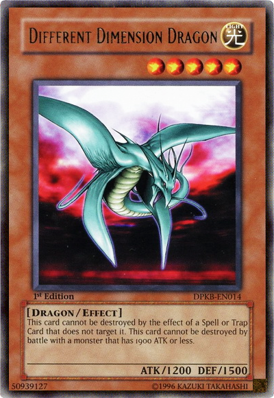 Different Dimension Dragon [DPKB-EN014] Rare - Duel Kingdom