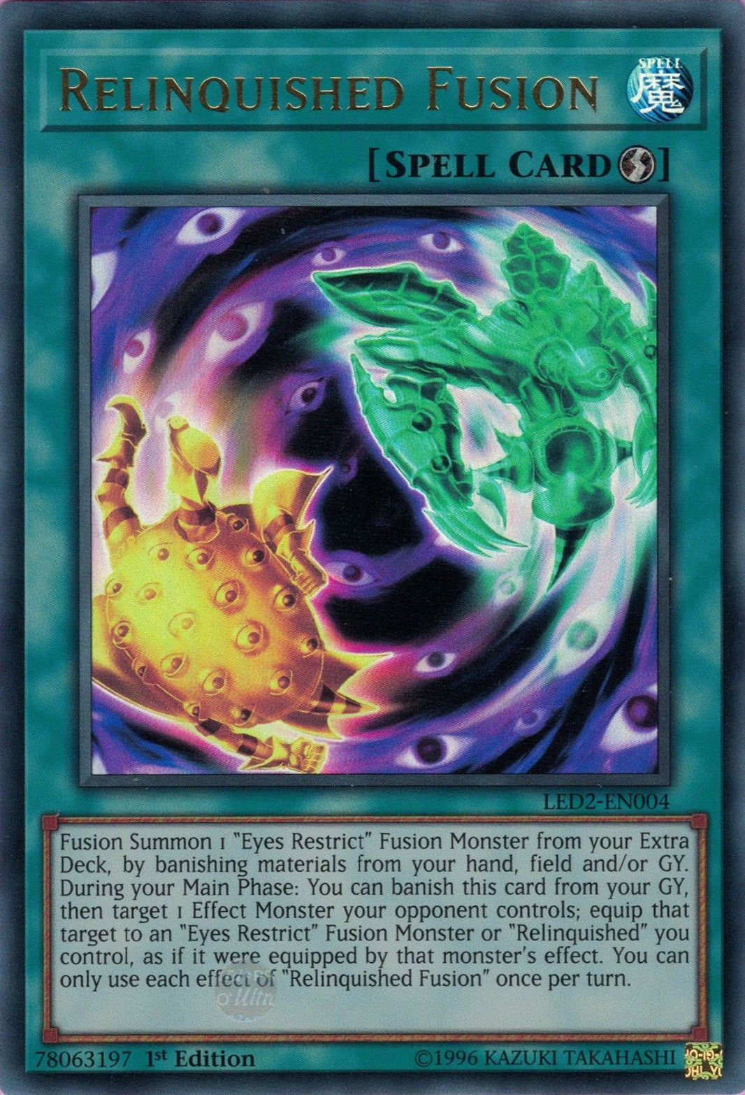 Relinquished Fusion [LED2-EN004] Ultra Rare - Duel Kingdom