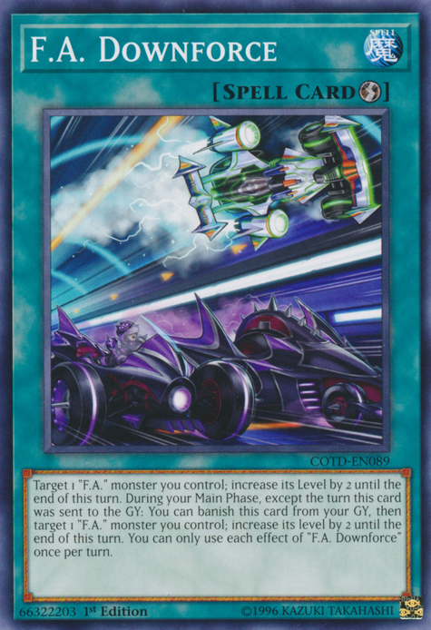 F.A. Downforce [COTD-EN089] Common - Duel Kingdom