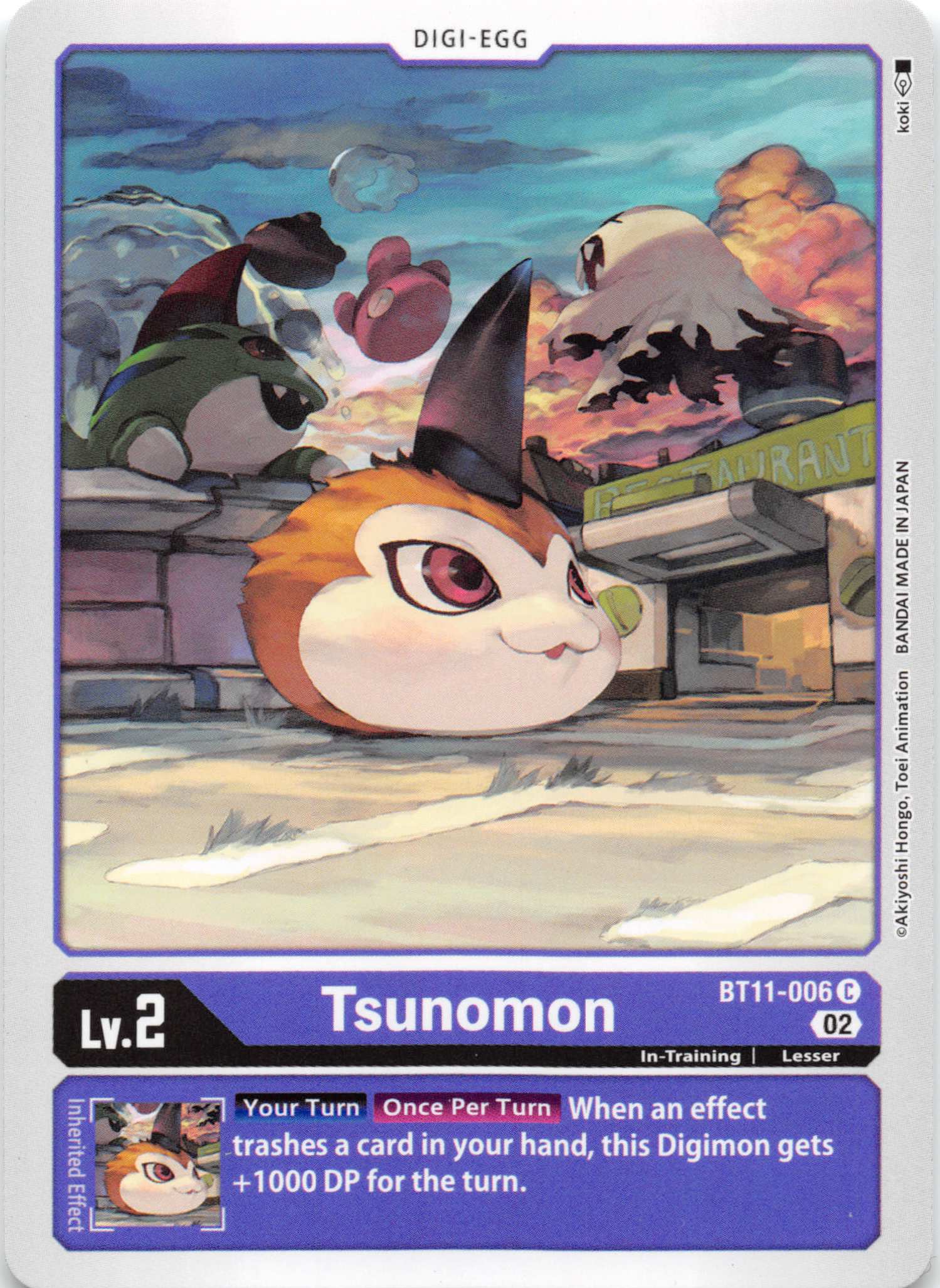 Tsunomon [BT11-006] [Dimensional Phase] Normal