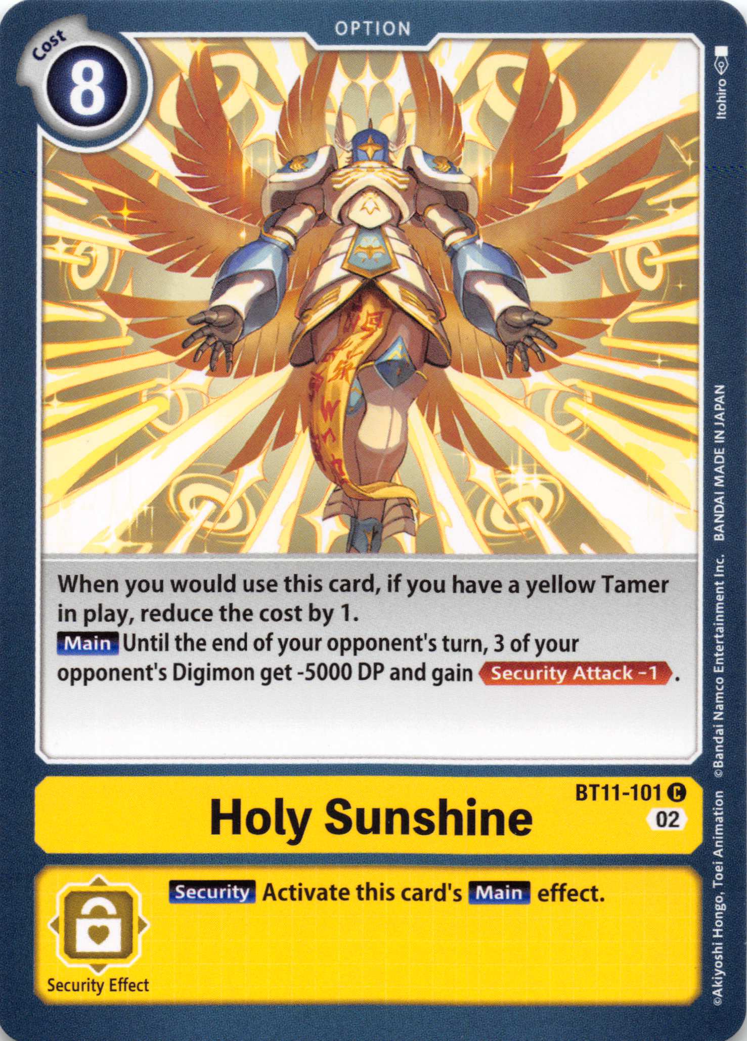 Holy Sunshine [BT11-101] [Dimensional Phase] Foil