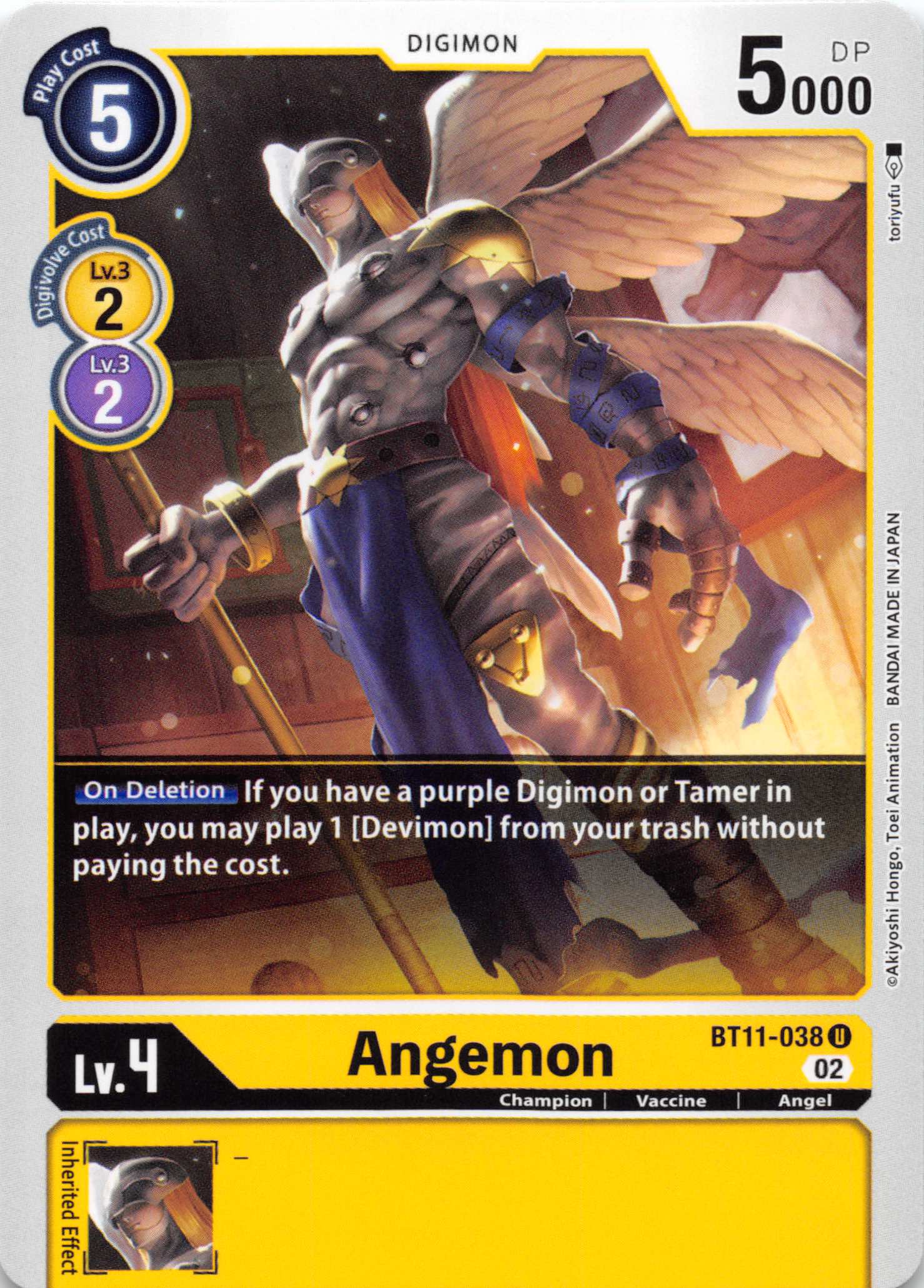 Angemon [BT11-038] [Dimensional Phase] Foil