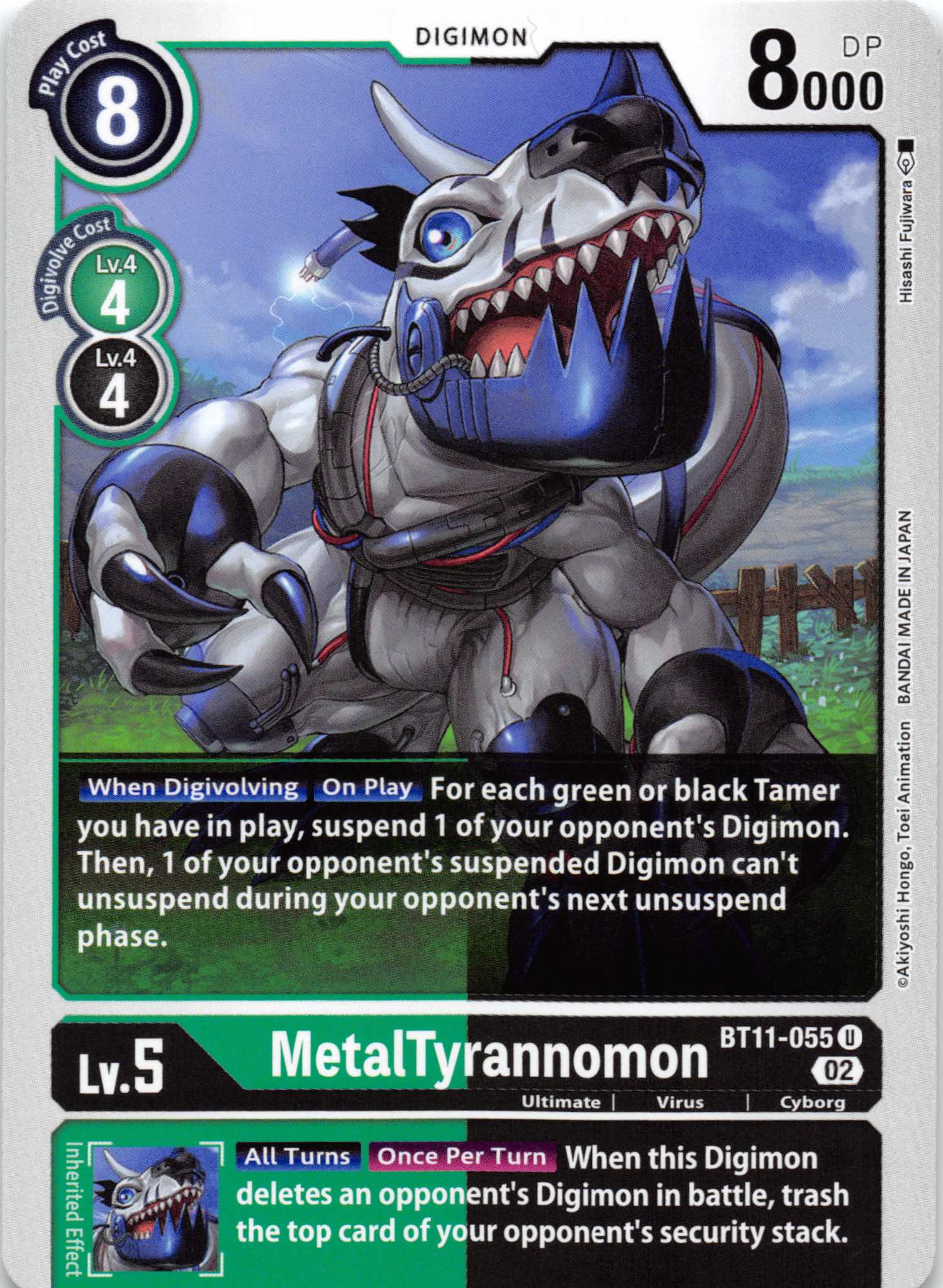 MetalTyrannomon [BT11-055] [Dimensional Phase] Foil