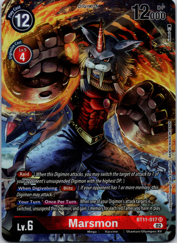 Marsmon (Alternate Art) [BT11-017] [Dimensional Phase] Foil