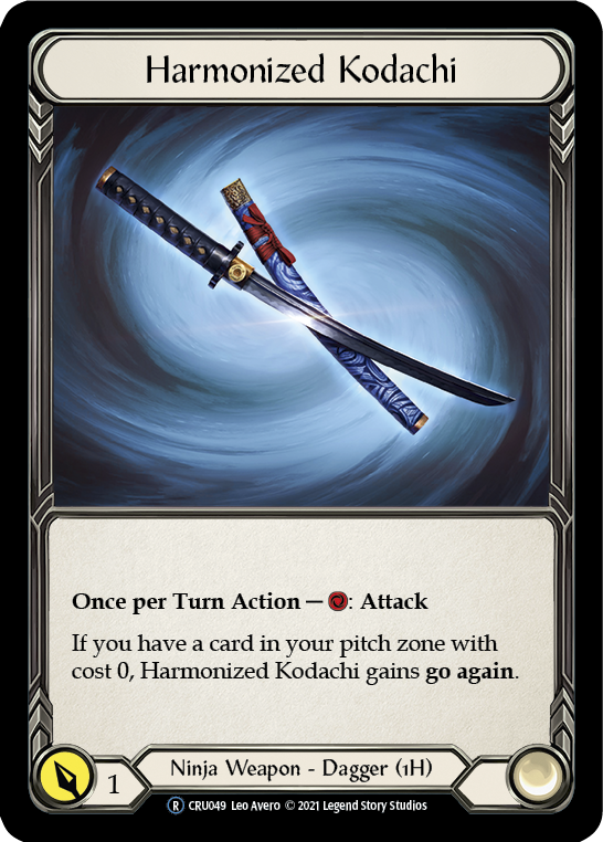 Harmonized Kodachi (Rainbow Foil) [CRU049-RF] Unlimited Rainbow Foil - Duel Kingdom