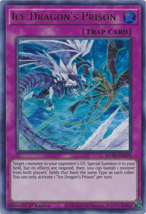 Ice Dragon's Prison [ROTD-EN079] Ultra Rare - Duel Kingdom