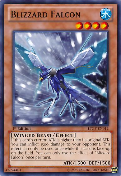 Blizzard Falcon [LTGY-EN012] Common - Duel Kingdom